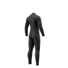 Mystic MAJESTIC Fullsuit 5/3mm Front zip - 2026 back view of premium black wetsuit.