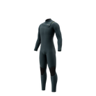 Mystic MAJESTIC Fullsuit 5/3mm Front zip - 2026 in black, designed for cold-water riding, offering warmth and flexibility.