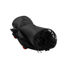 Mystic SAGA Wingfoil Travel Bag – XL Wheels shown rolled up for easy storage and transport.