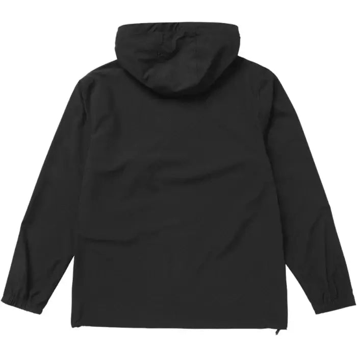 Back view of the Mystic Seascape Jacket | Waterproof Windproof Jacket in black color.