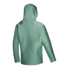Mystic Star Sweat 2mm | Neoprene Windproof Hoody back view in green, showcasing the hood and design.