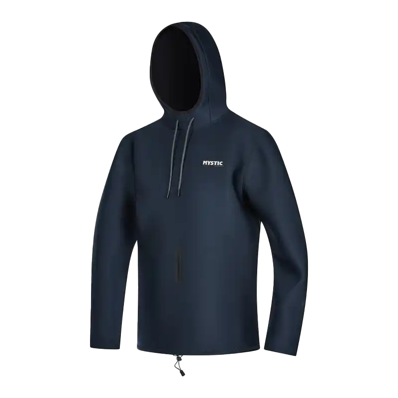 Mystic Star Sweat 2mm | Neoprene Windproof Hoody in navy color, designed for wind protection and comfort.