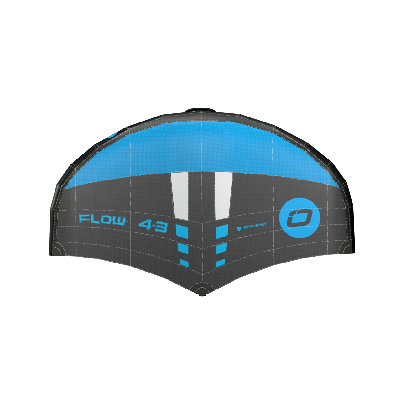 Ozone Flow V2 | Wing - Image of a black and blue wing with flow branding.