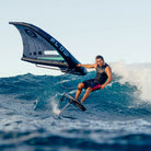 Ozone Flow V2 | Wing in action, showcasing a rider foiling on waves with a stylish design and confidence-inspiring performance.