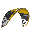 Ozone Vortex V2 Ultra-X | Kite in yellow and gray design for big air and controlled turning.
