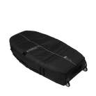Mystic PATROL Wingfoil Travel Bag - XL Wheels on a black background for secure travel.