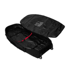 Mystic PATROL Wingfoil Travel Bag - XL Wheels interior view with adjustable strap and spacious design.