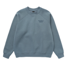 Mystic Enroute Crew Sweat Tidal Blue front