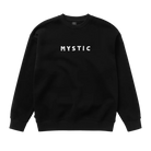 Mystic Brand Crew Sweat | Casual Crewneck Sweatshirt in black color with MYSTIC logo.