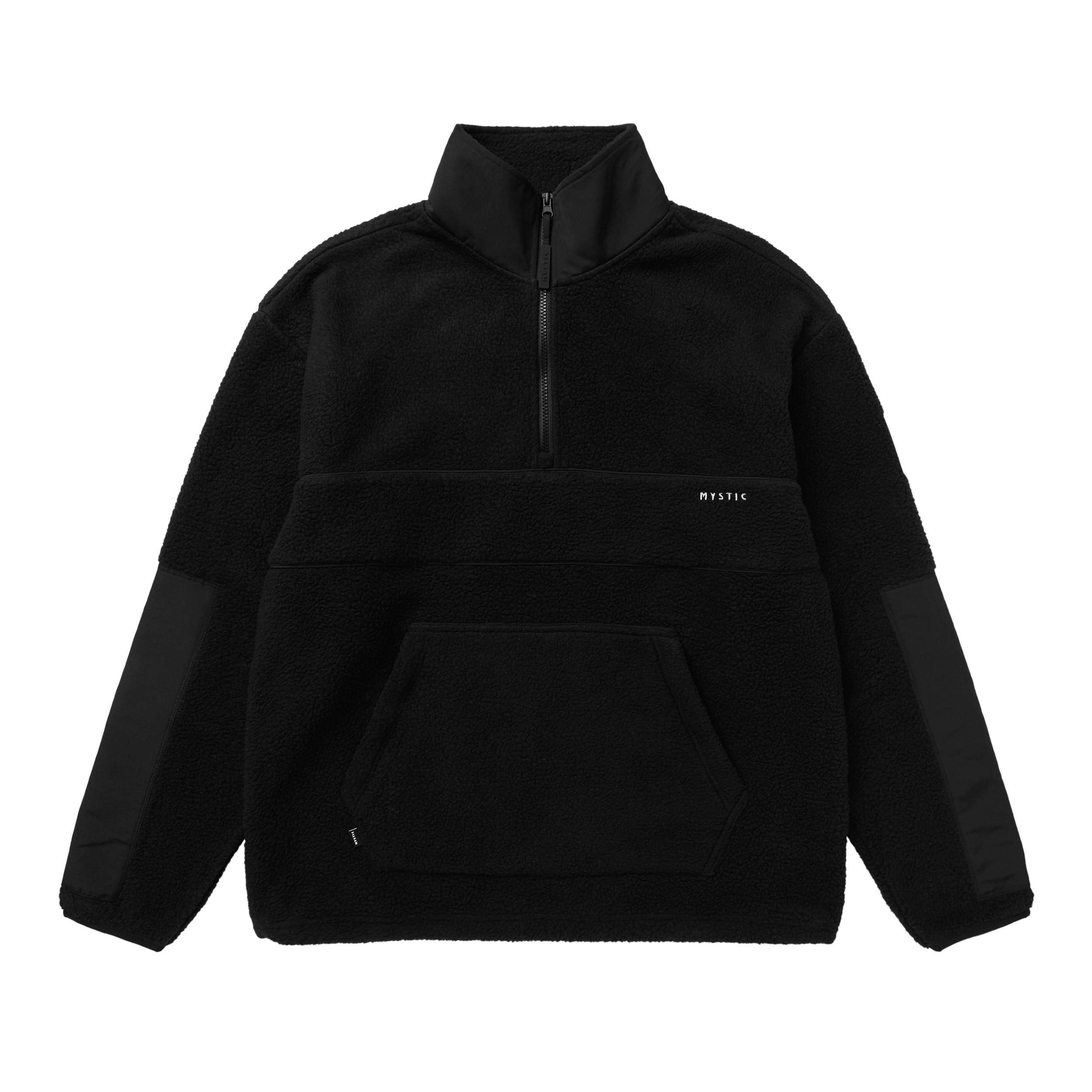 Mystic DTS Fleece Half Zip Sweat front on model