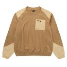 Mystic Conflux Crew Sweatshirt Slate Brown front
