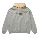 Mystic Eclipsis Hood Sweat Light Grey Melee front on model