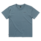 Mystic Center Tee Tidal Blue front on model