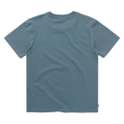 Mystic Center Tee Tidal Blue back on model