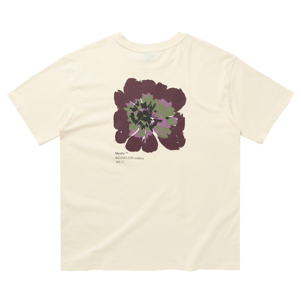 Mystic Heartsease Tee Off White back