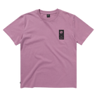 Mystic Pansy Tee Rosewood front on model
