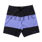 Mystic Profile Boardshorts Iris Blue front on model