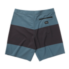 Mystic Profile Boardshorts Tidal Blue back on model