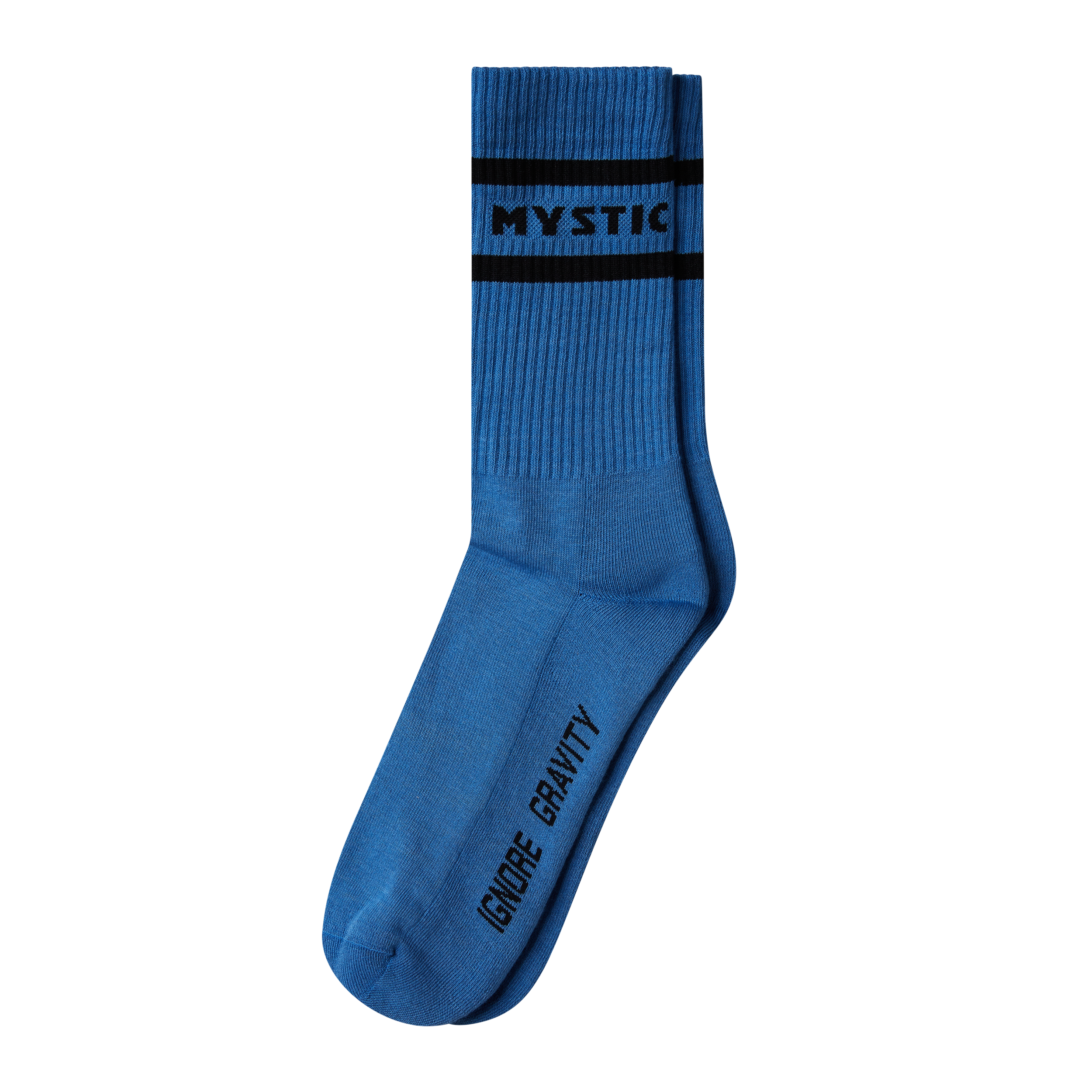 Mystic Brand Socks pair flat lay, colourway three