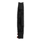 Saga Boardbag - Black - 2026 side view showcasing water-repellent fabric and air vent.