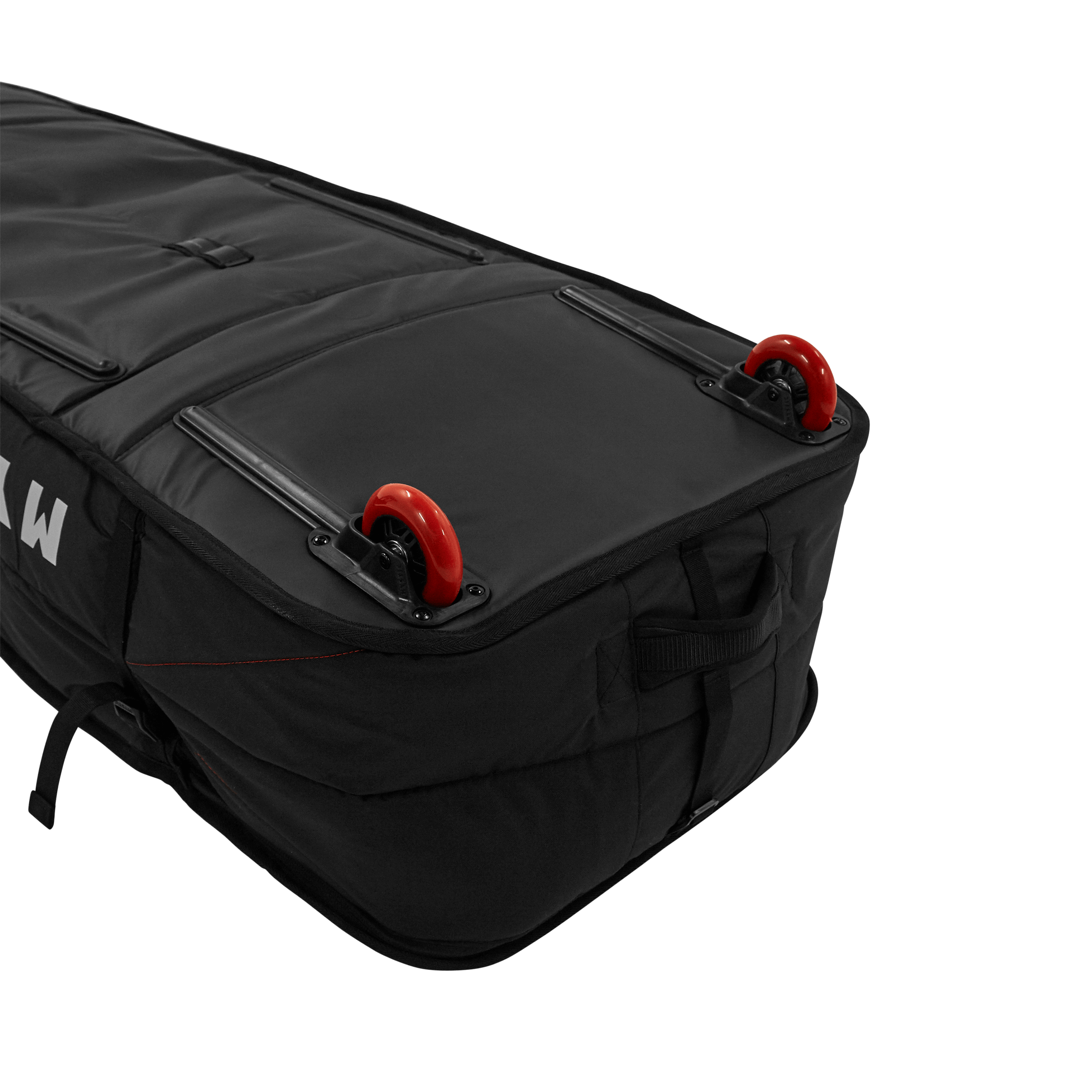 Saga Golfbag Boardbag - Black - 2026 with durable material and interconnect strap for optimal carrying.