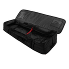 Saga Golfbag Boardbag - Black - 2026 interior view with water repellent fabric and interconnect strap.
