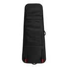 Saga Golfbag Boardbag - Black - 2026, water repellent fabric with wheels for easy transport.
