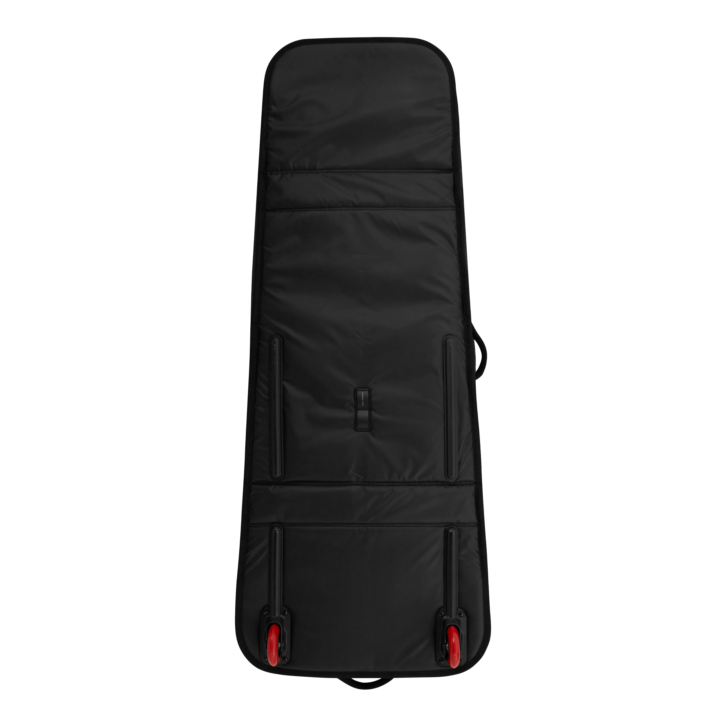 Saga Golfbag Boardbag - Black - 2026, water repellent fabric with wheels for easy transport.