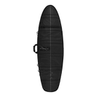 Saga Surf Boardbag - Black - 2026, black surfboard bag with multiple compartments and durable material.