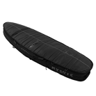 Saga Surf Boardbag - Black - 2026 featuring water repellent fabric and comfort carry handles.