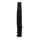 Saga Surf XL Boardbag - Black - 2026 side view with wheels and handles for easy transport.