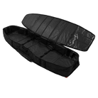 Saga Surf XL Boardbag - Black - 2026 open view showcasing compartments and durable design.