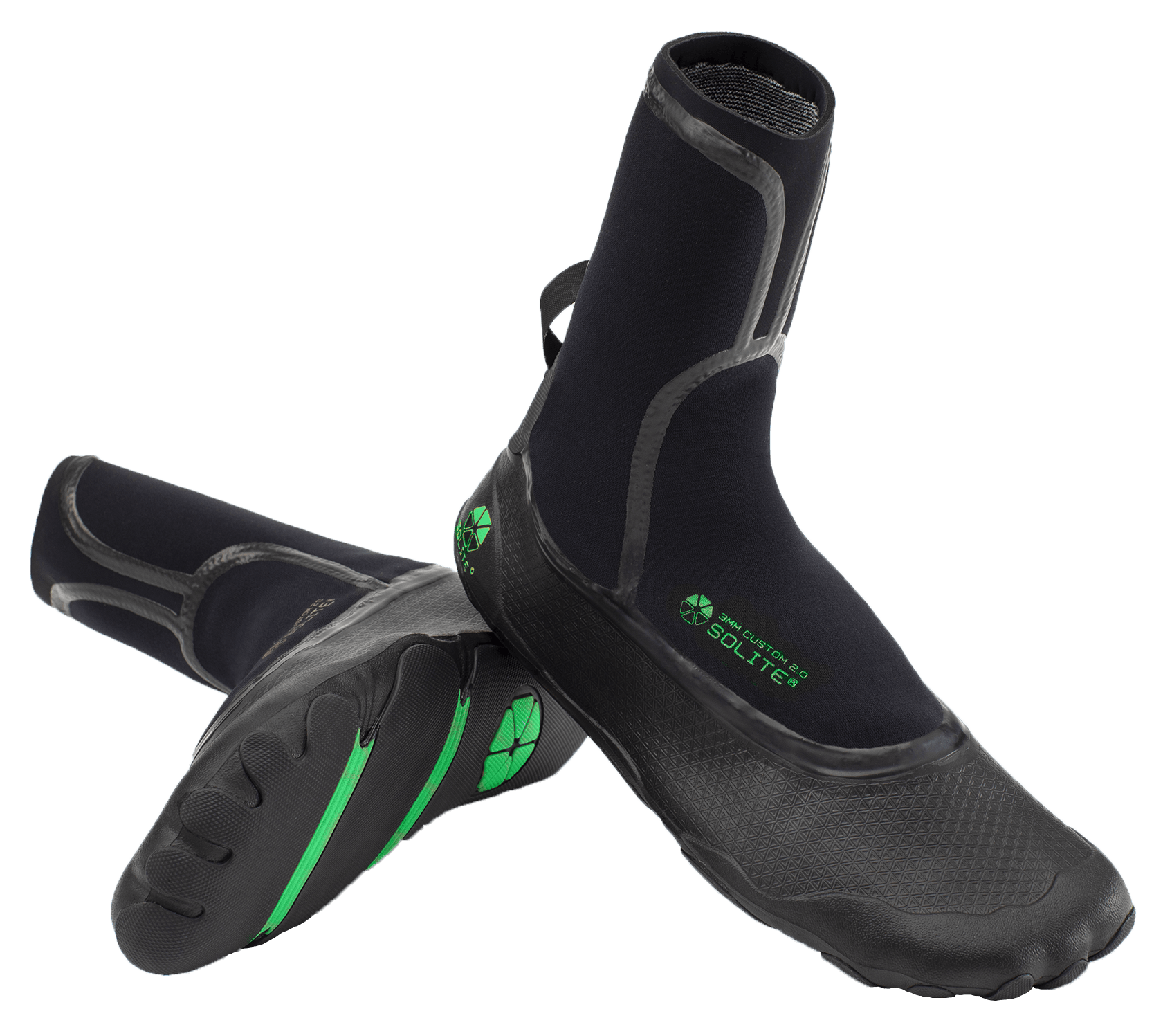SOLITE - 3mm Custom 2.0 Watersport Boots showcasing high-performance design and durable materials.