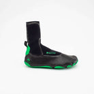 SOLITE - 3mm Custom 2.0 Watersport Boots side view in black and green, designed for optimal water performance.