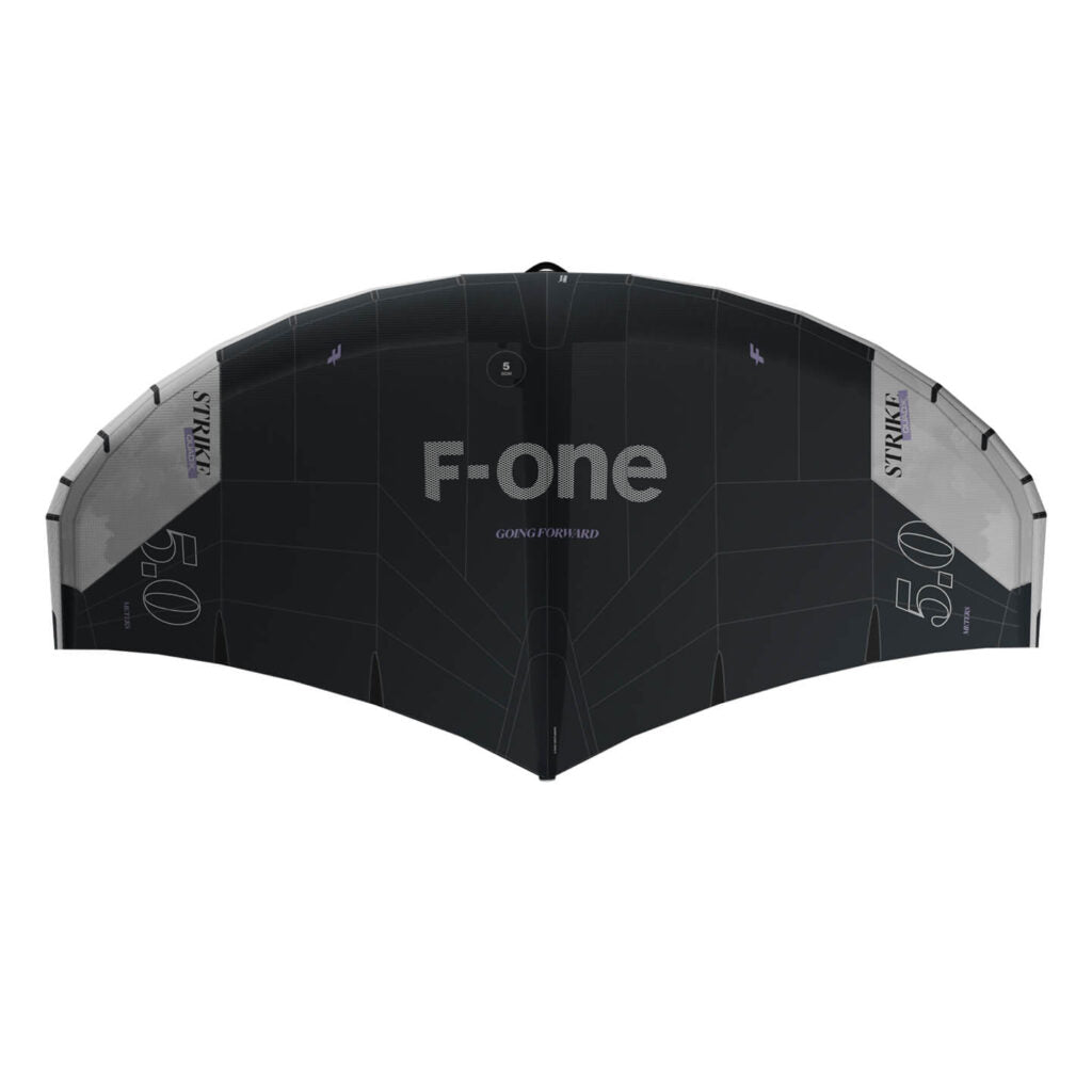 F-ONE Strike V6 | Wing Foil Wing overview showing its sleek design for optimal performance in wing foiling.
