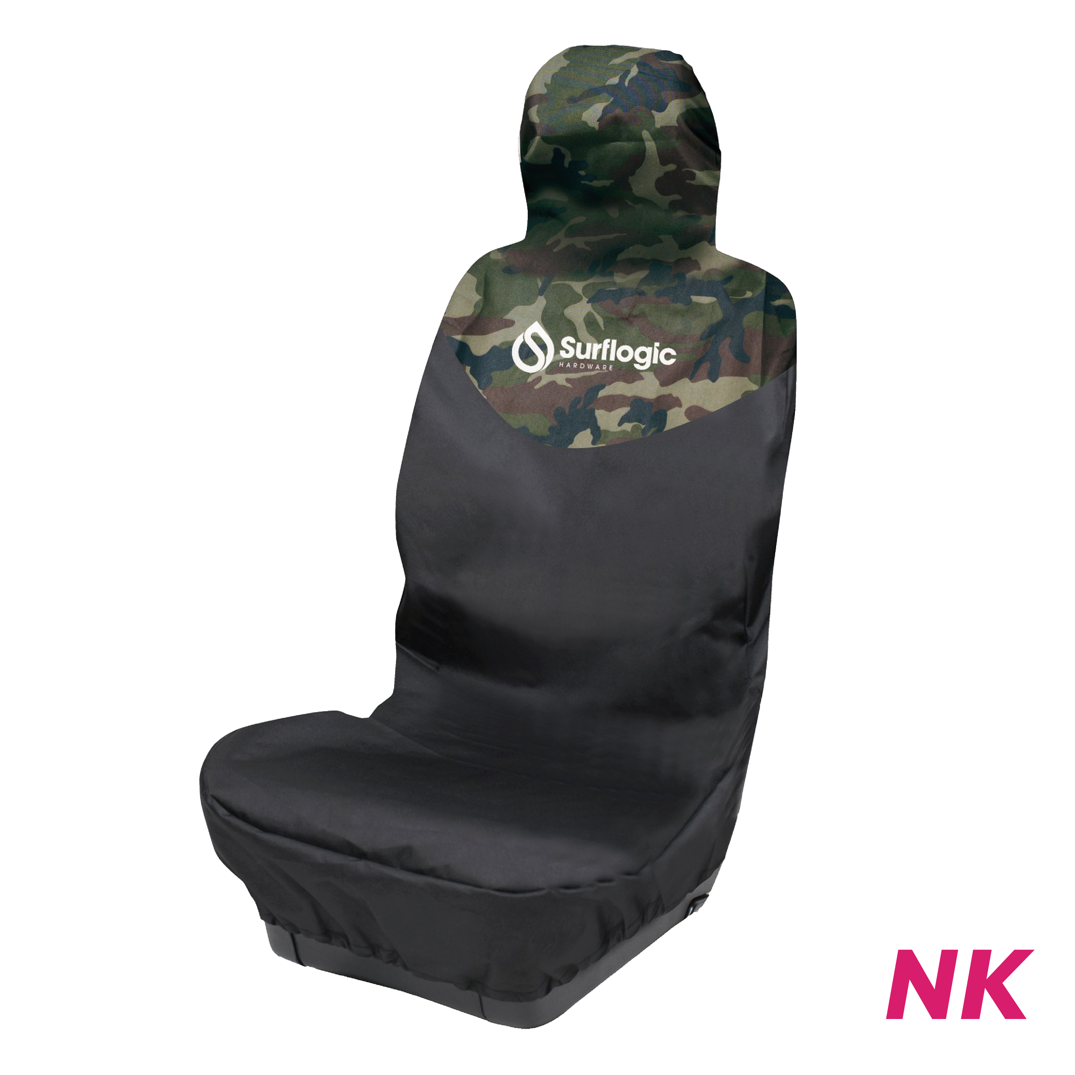 Surflogic Waterproof car seat cover Single - Black&Camo